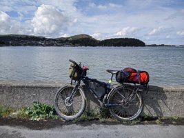 Fits on a rack for bikepacking. Off the bike for hike-a-bike