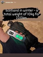 A photo of the 40 Litre Frameless* Ultralight Backpack.