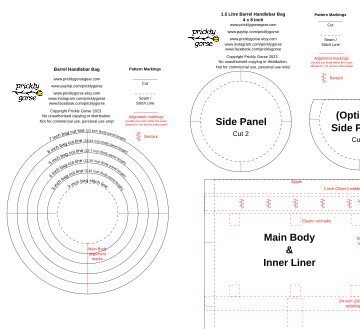 A photo of the Barrel/Burrito Handlebar Bag 1.5L & 3L.