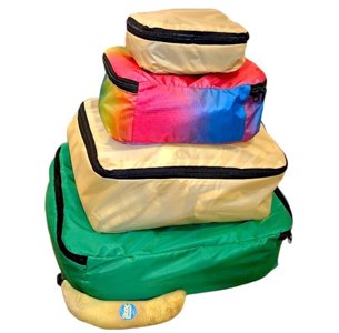 A photo of the Clamshell Packing Cubes, 4 Sizes.