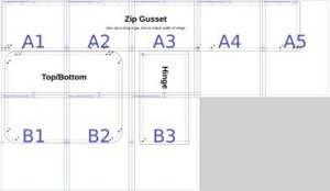 A4 and US letter patterns