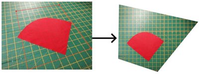 A photo of the Online Image Perspective Correction Tool.