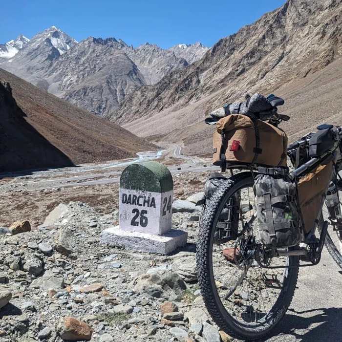 A photo of the Free Rack Top Bag Sewing Guide.