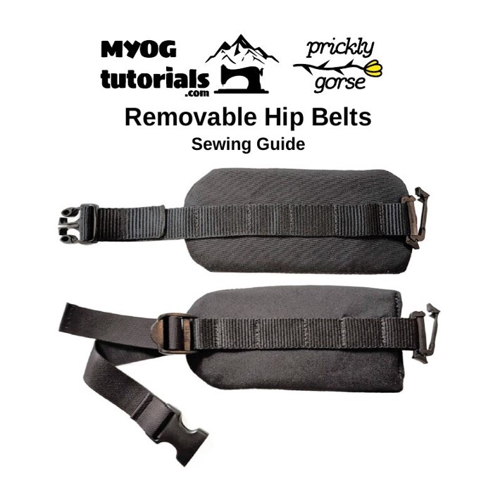 A photo of the Removable Padded Hip Belt Sewing Guide.