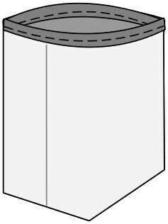 Roll Top Dry Bag Binding Top