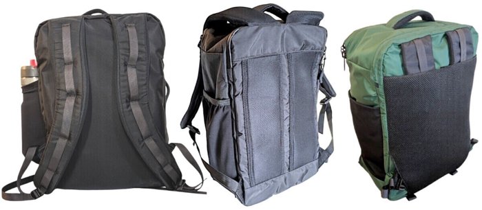 A photo of the TRVL 15L: Travel Backpack Sewing Guide – Airline Ryanair Personal Item Sized.