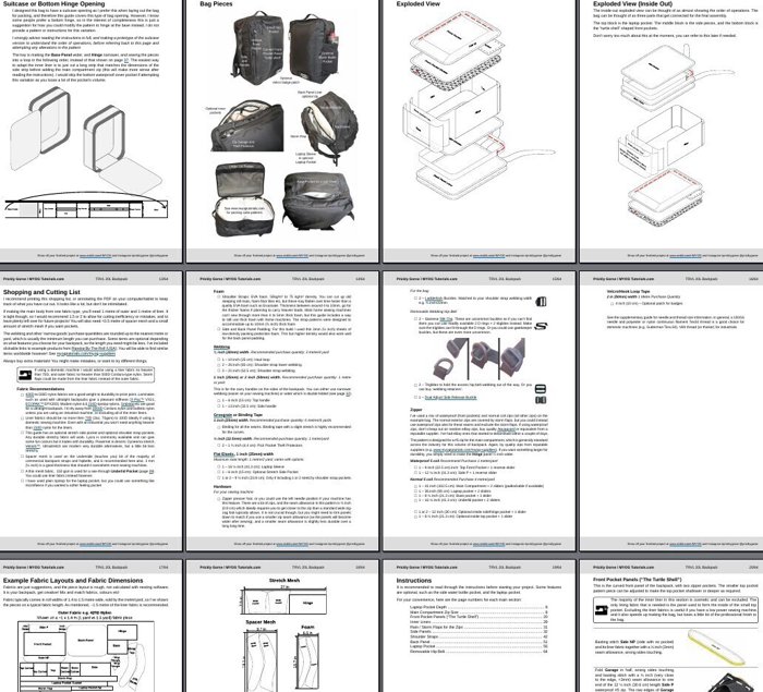 A photo of the TRVL 32L: Travel Backpack Sewing Guide.